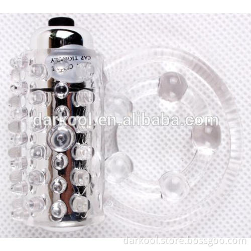 Strong Vibration Rubber Adult Sex Product Vibrating Bullet Cock Rings For Man Sex Toy